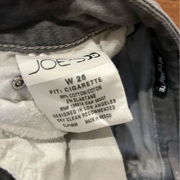 Joe's Jeans Gray The Cigarette Jeans Size 26 - Picture 5 of 8